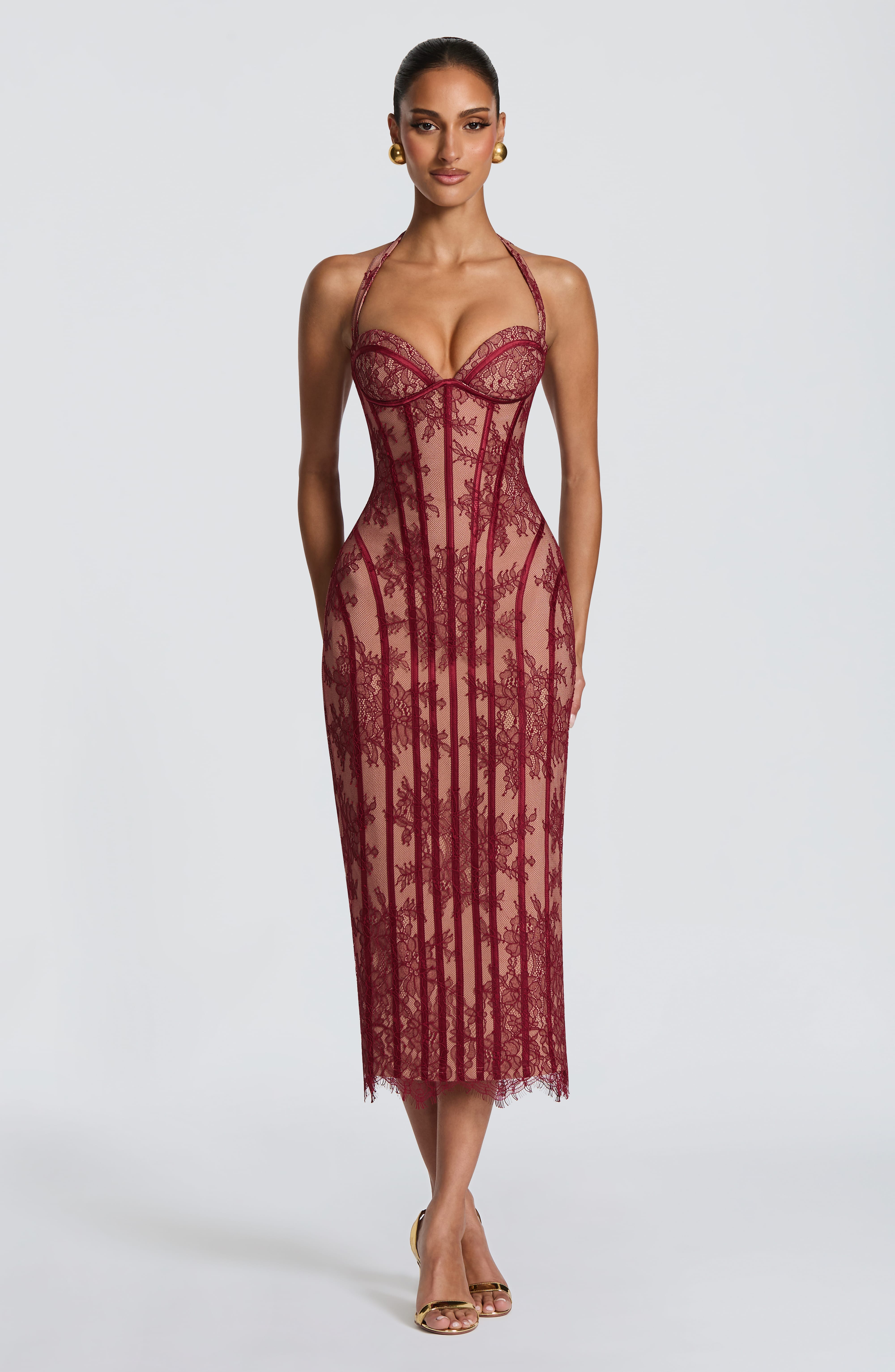 Rosa - Maxi dress with corset