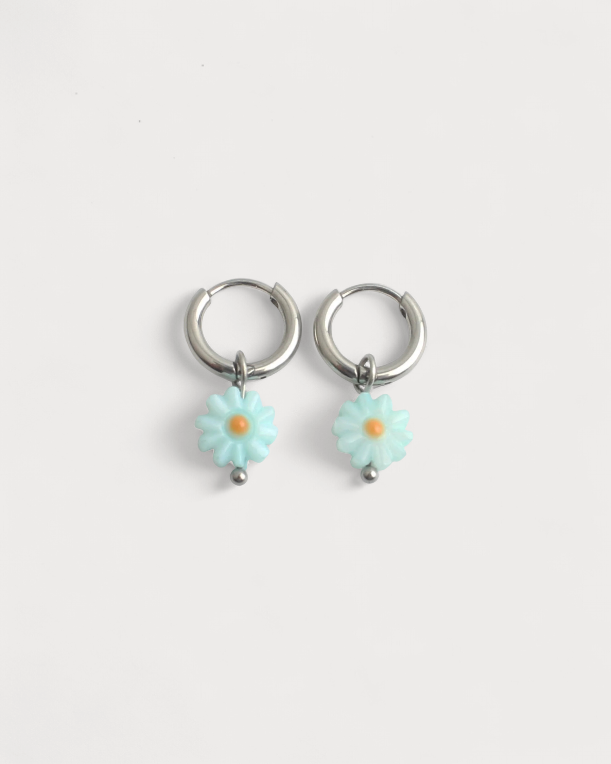 Daisy Flower - Earrings - Stainless Steel