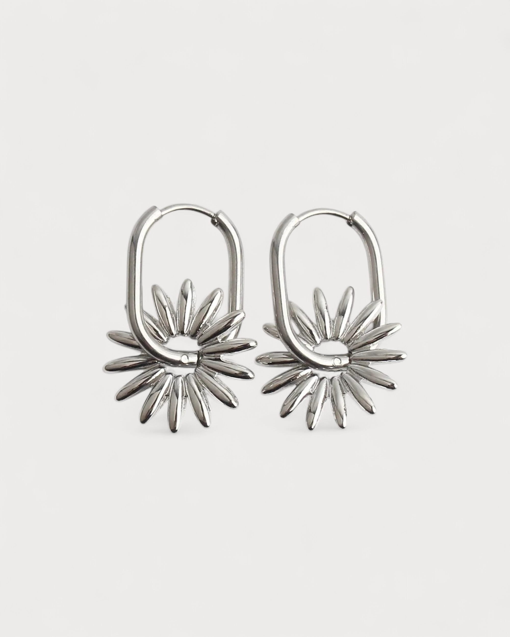 Puck - Earrings - Stainless steel