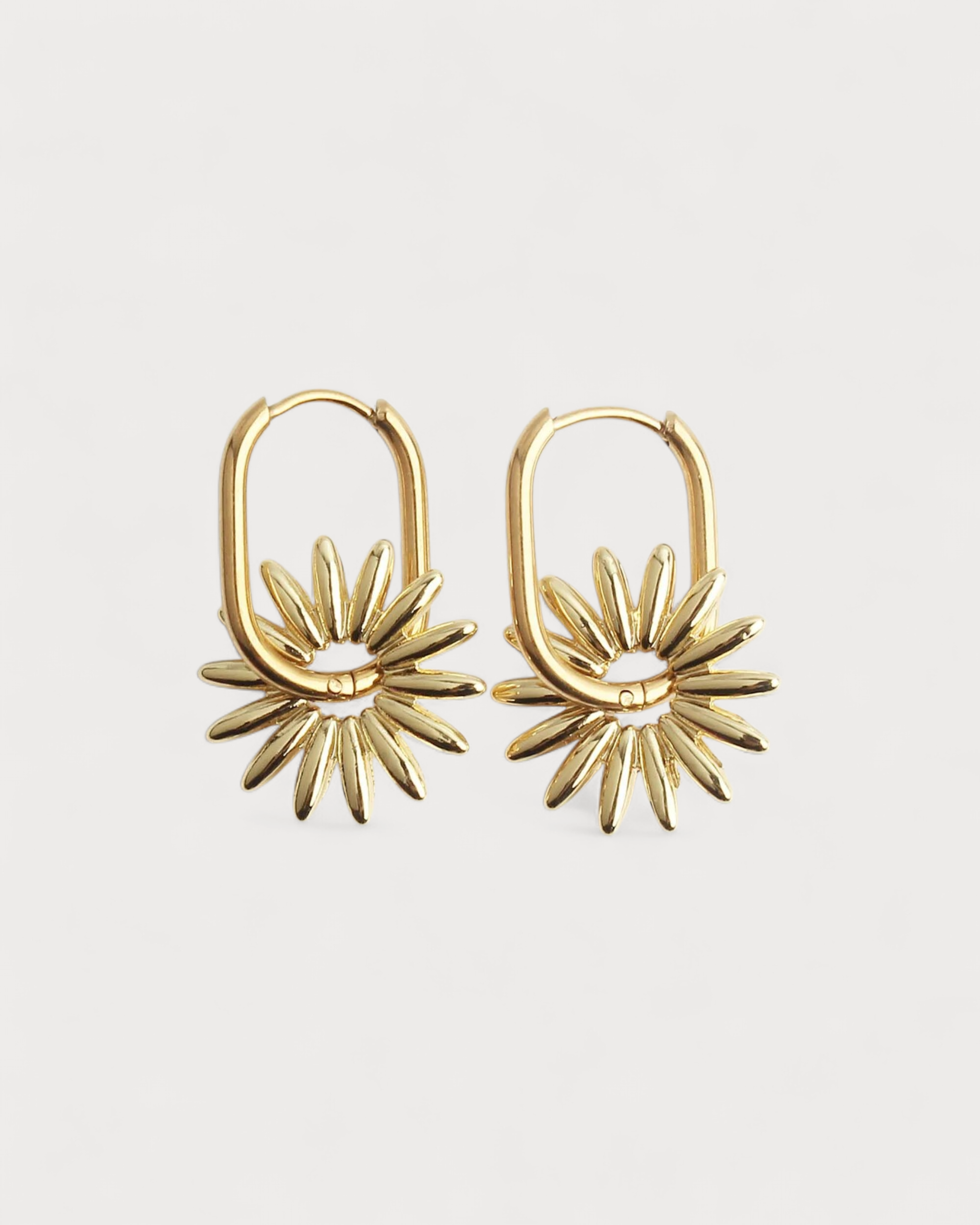 Puck - Earrings - Stainless steel