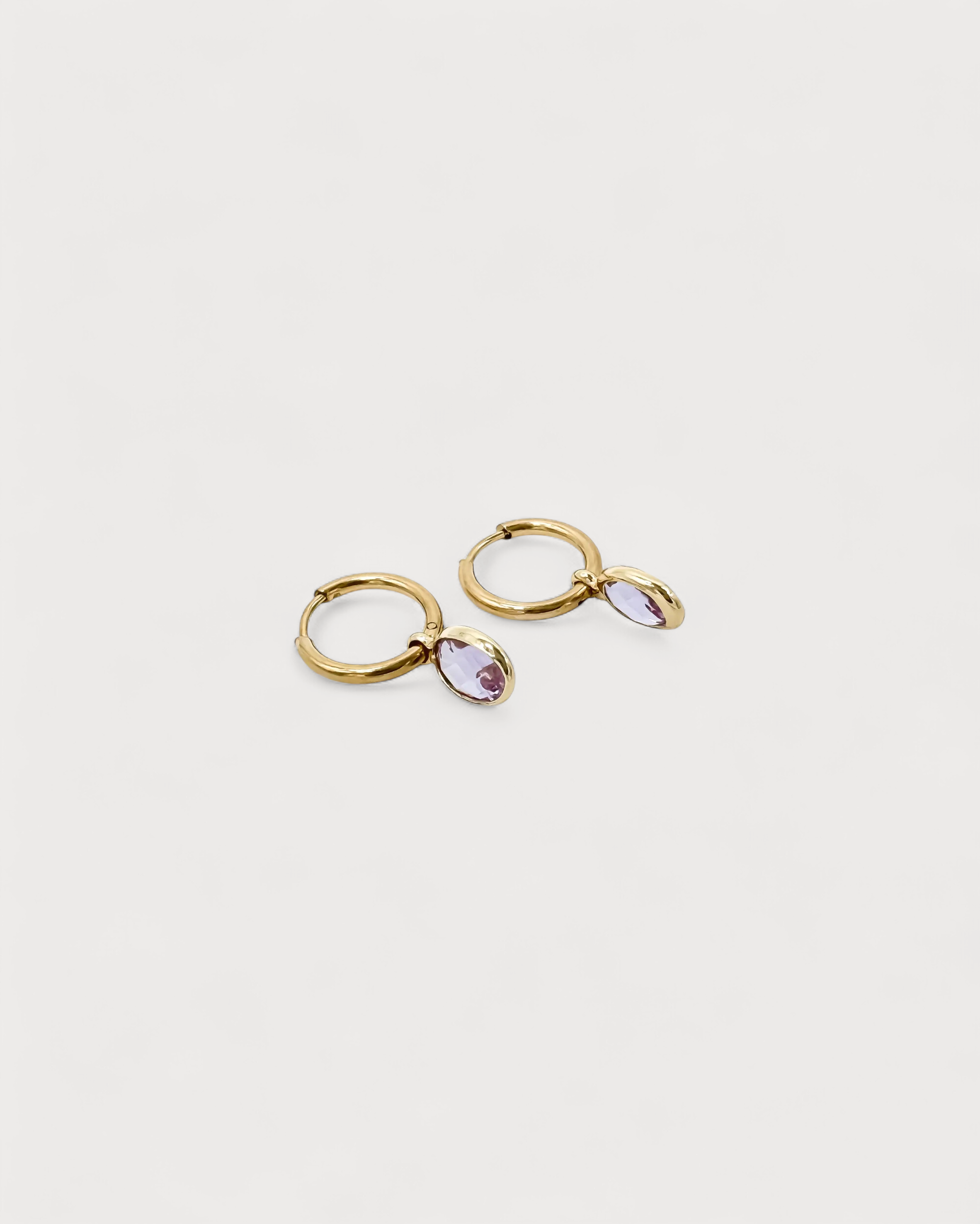 Oval Dana - Earrings - Stainless Steel
