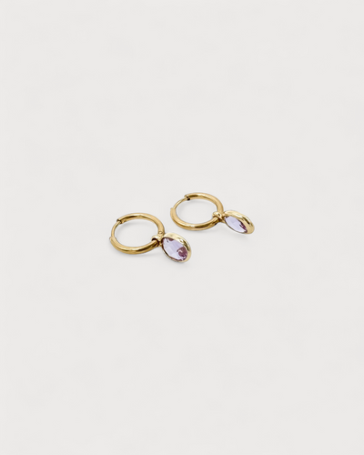 Oval Dana - Earrings - Stainless Steel