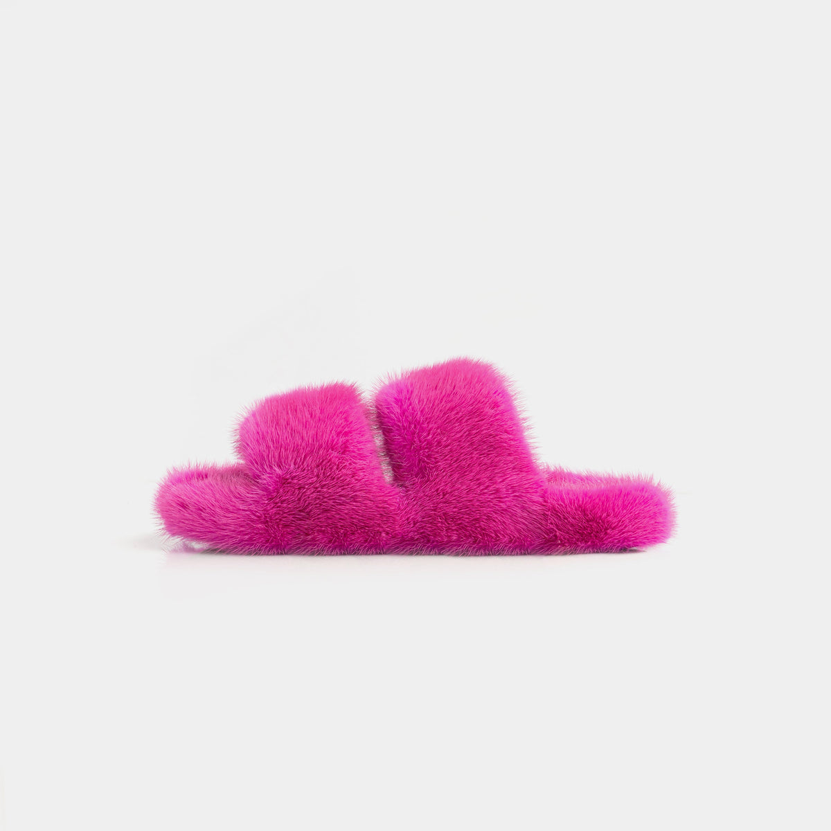 Cortina - Banda doble en Visone (fucsia)