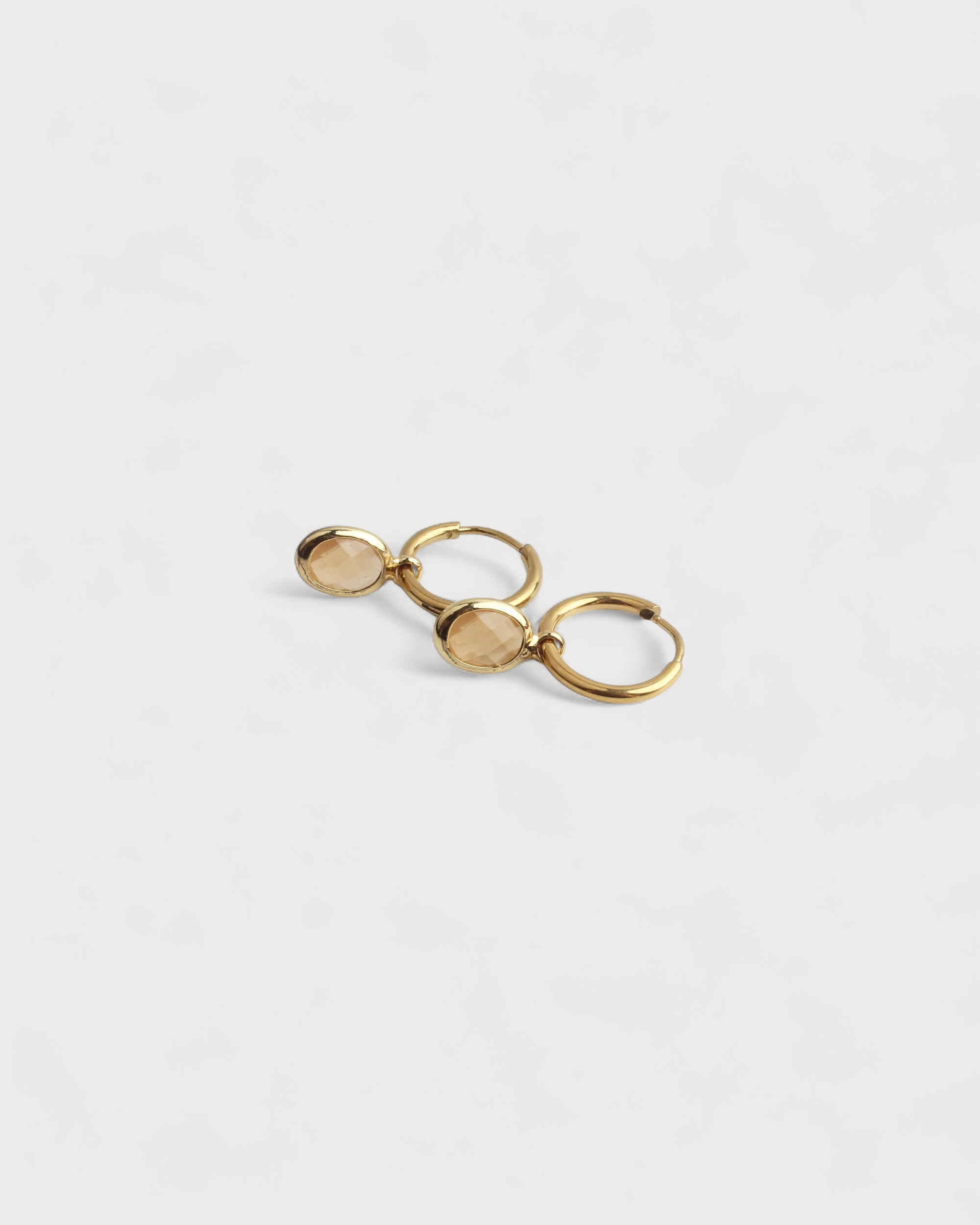 Oval Dana - Earrings - Stainless Steel