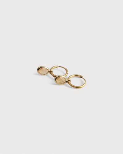 Oval Dana - Earrings - Stainless Steel