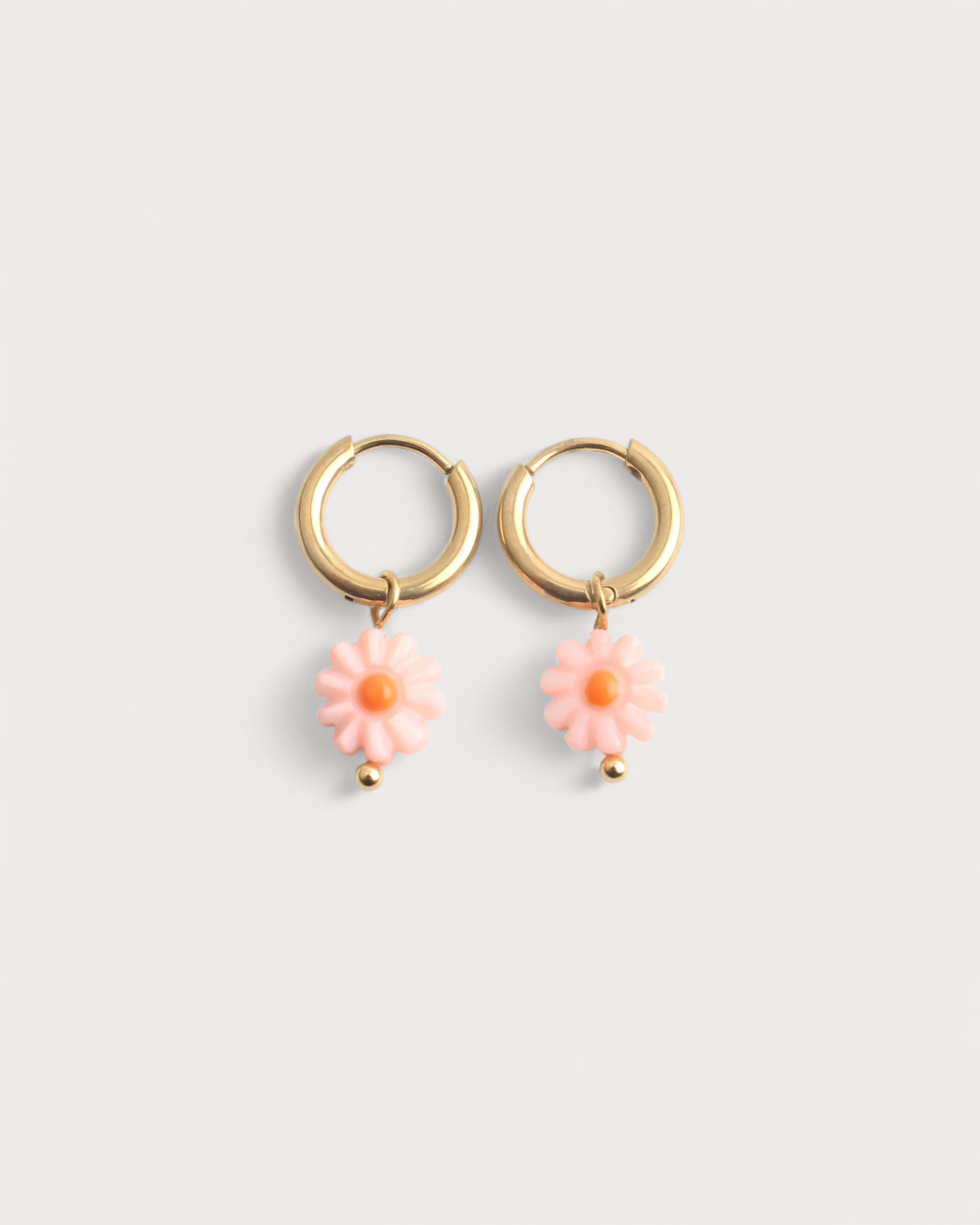 Daisy Flower - Earrings - Stainless Steel