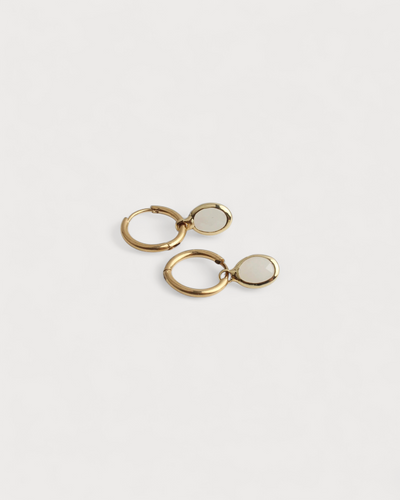Oval Dana - Earrings - Stainless Steel