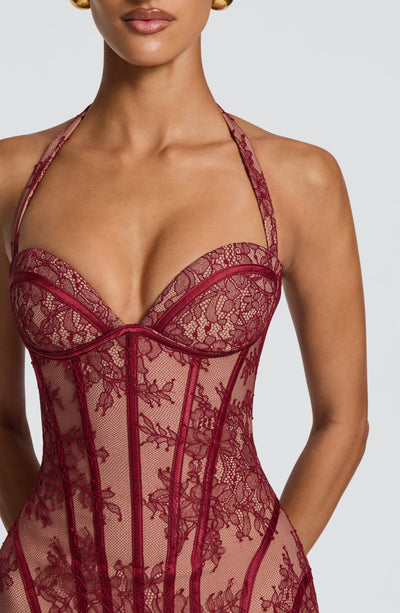 Rosa - Maxi dress with corset