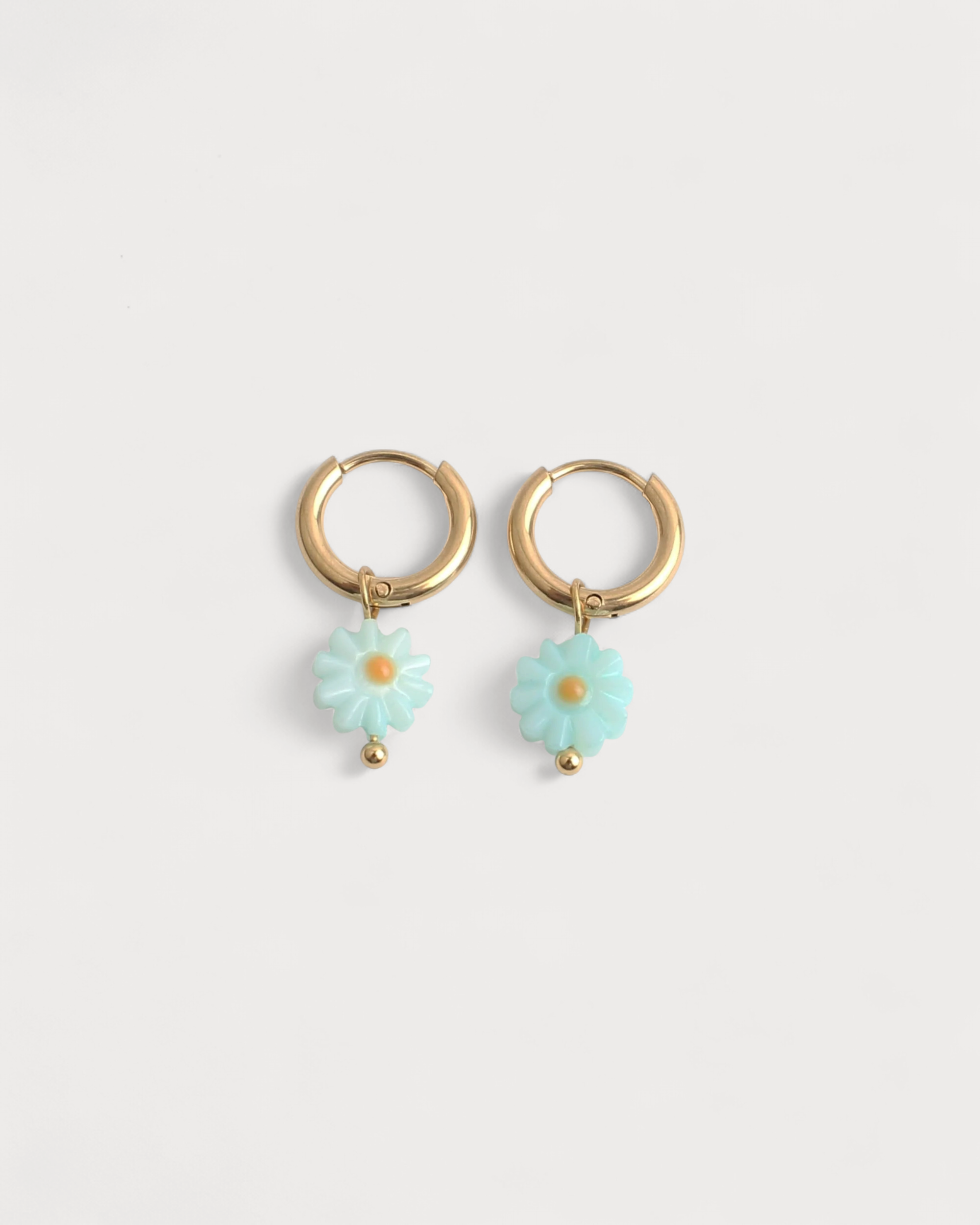 Daisy Flower - Earrings - Stainless Steel
