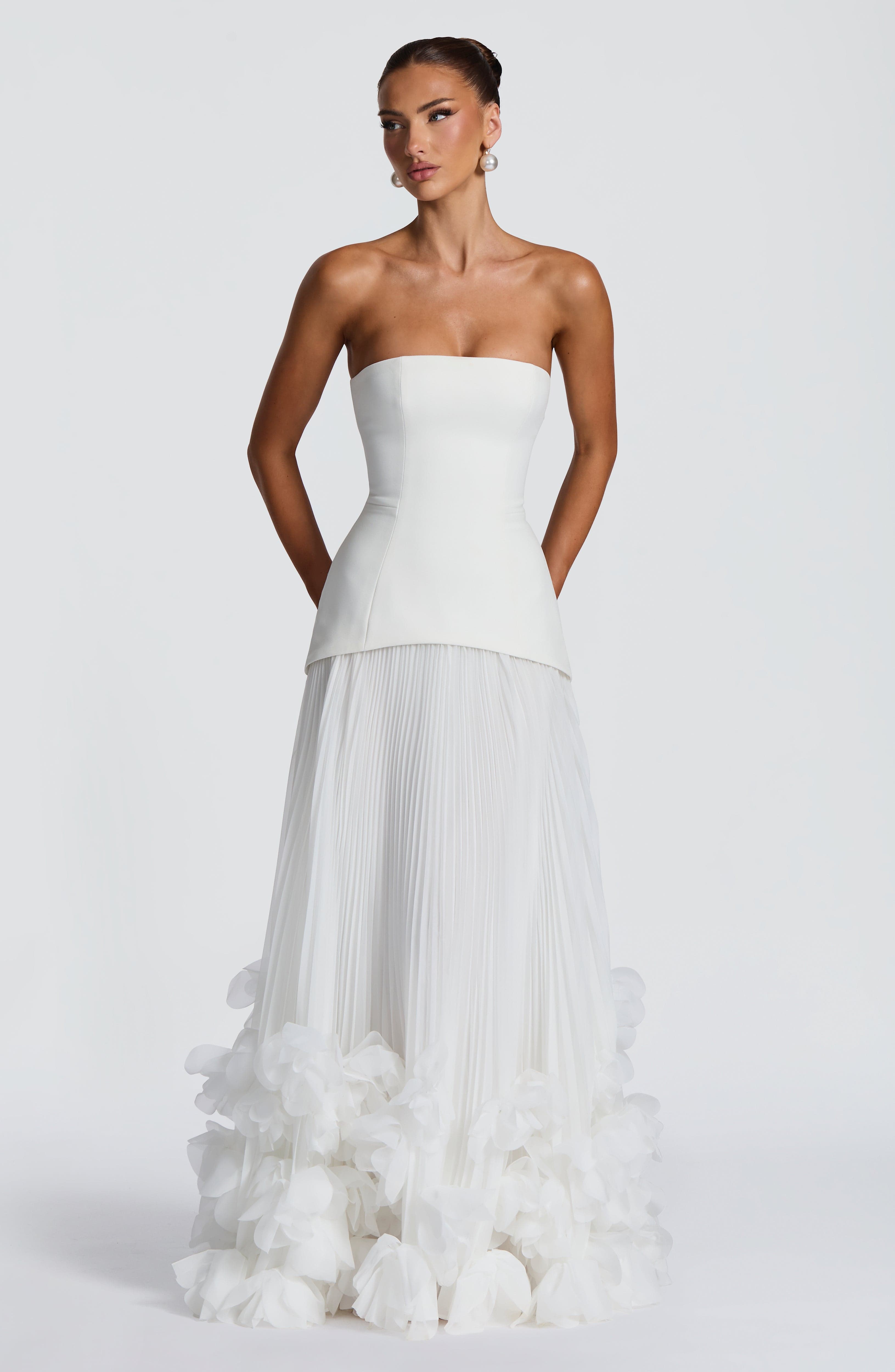 Seraphiña - Long dress with corset