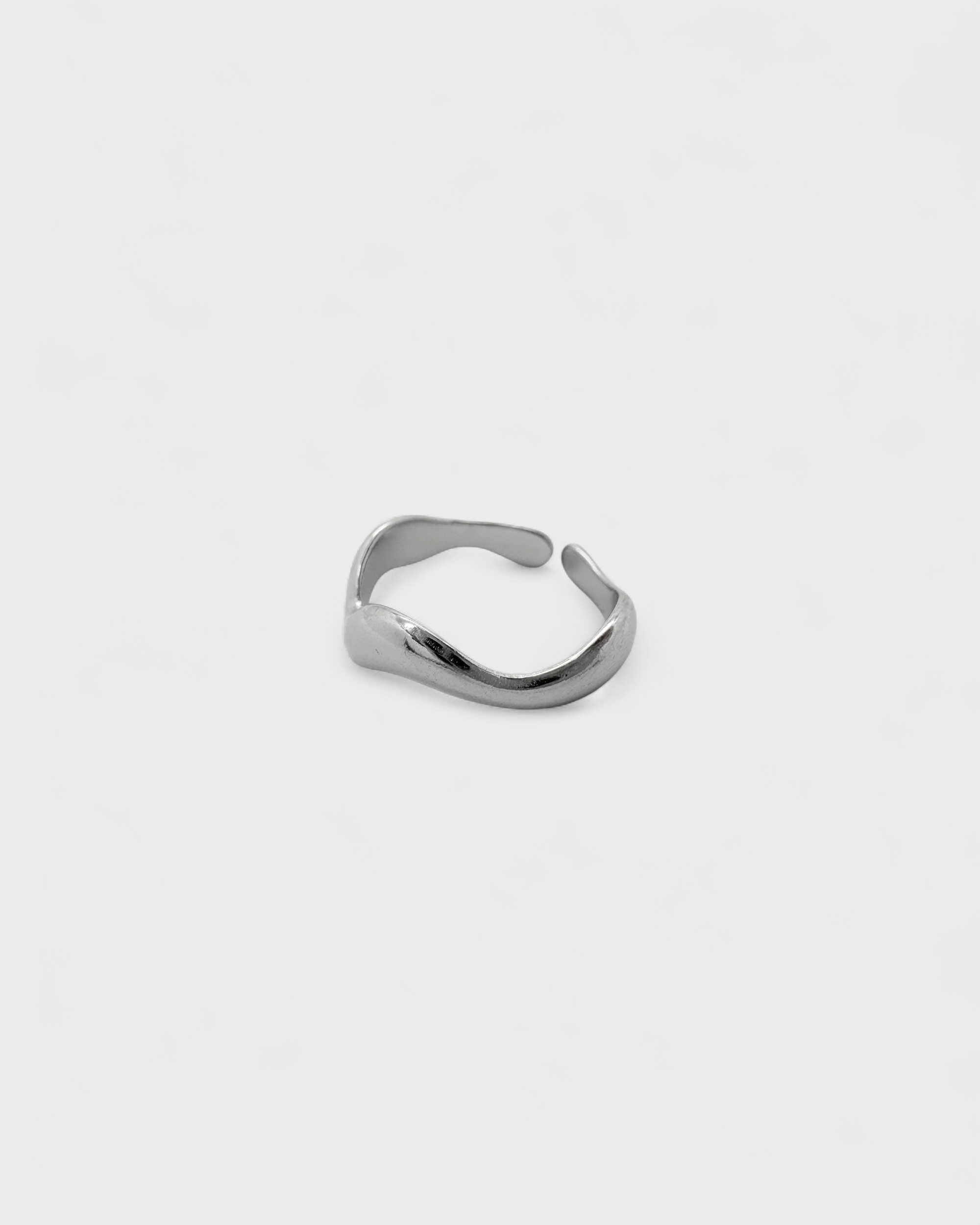Waves - Anillo - Acero inoxidable - Ajustable