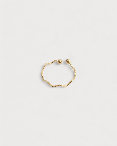 Thin Wave - Anillo - Acero inoxidable - Ajustable