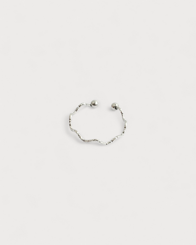 Thin Wave - Anillo - Acero inoxidable - Ajustable